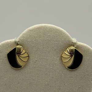 Vintage Trifari Earrings Pierced Ears